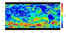 CCMP: Cross-Calibrated Multi-Platform wind vector analysis